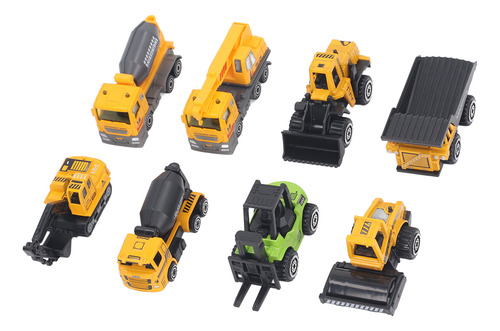 Juego De Juguetes Car Toys De 8 Piezas Para Camiones De Cons