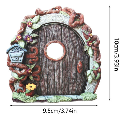 Puerta En Miniatura Puertas De Hadas Para Árboles Al Aire Li