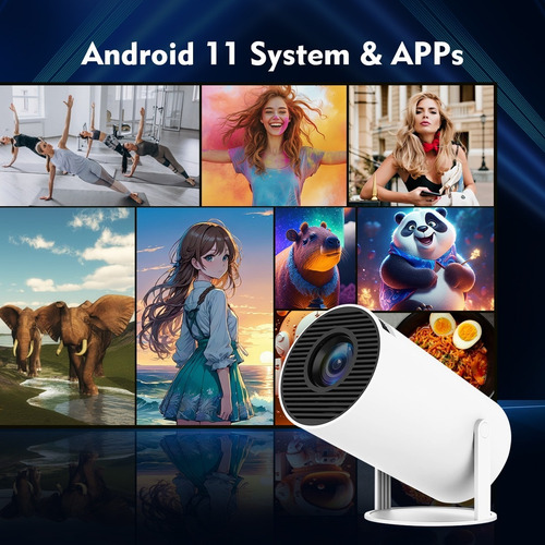 Proyector Hy300 Pro 4k Android 11 Wifi Led 260ansi 110v/220v