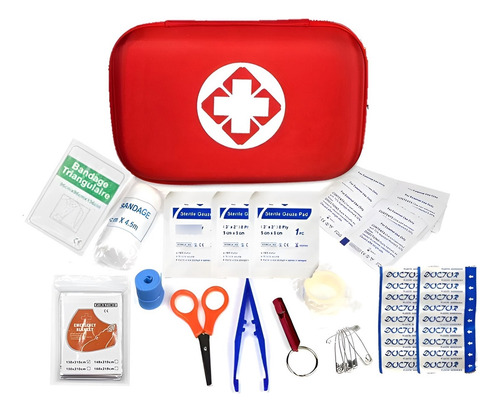 X5 Set Botiquin Profesional De Primeros Auxilio Kit 45 Pcs