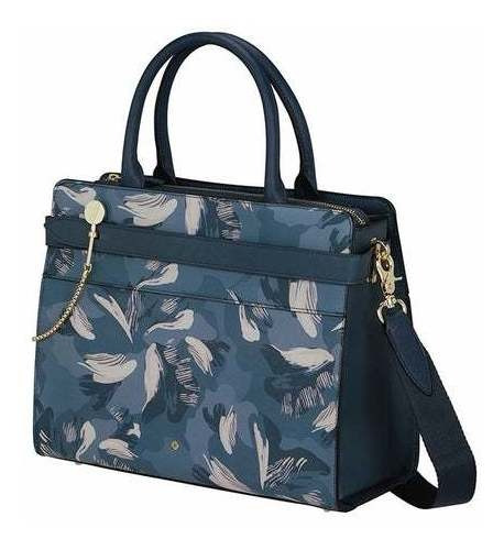Bolsa Mediana Nueva Original Samsonite Pro/ Print Blue