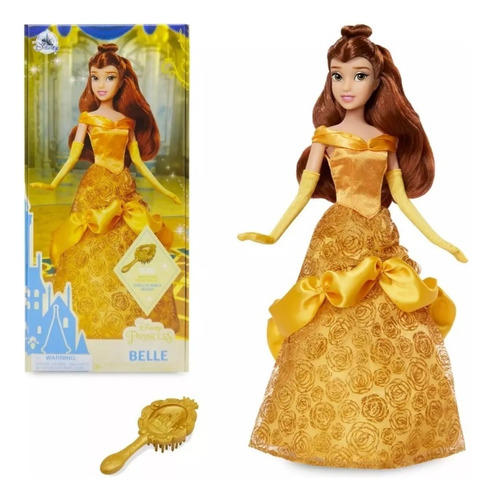 Muñeca Belle Princesa Disney Original Articulada Disney