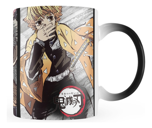 Caneca Mágica Demon Slayer Tanjiro Inosuke E Zenitsu