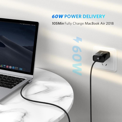 Cable Usb-c A Usb-c | 1 Metro | Conector Con Ángulo