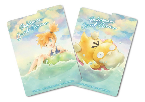 Original Pokemon Center Japão: Deckbox Oficial (180 Cartas) Misty & Psyduck Japonês