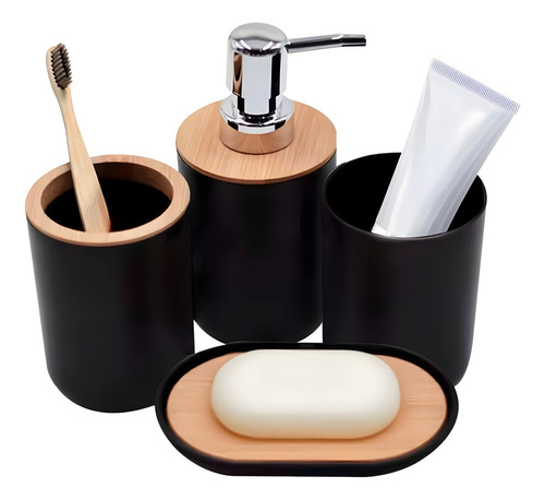 ** Juego De Baño 4 Piezas Accesorios For Baño Elegante