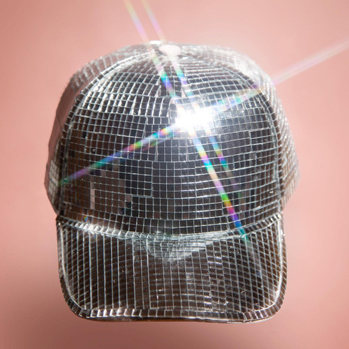 . 2 Disco Ball Mirror Hat Dance Hat Disco Cap Para Nightclub