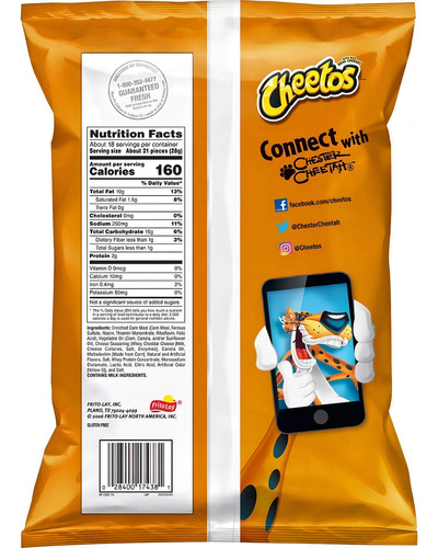 Cheetos Crunchy 506gr Americanos