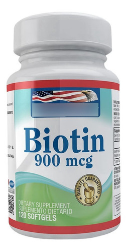 Biotina 900mcg 120 Softgels - Unidad a $44000