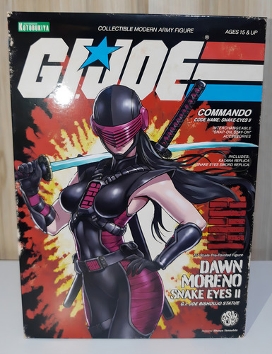 Figura G.i. Joe Bishoujo Dawn Moreno (snake Eyes Ii) 1/7