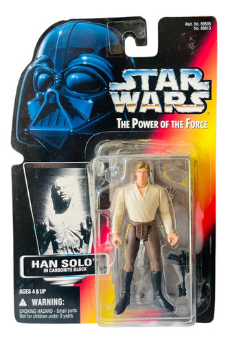 Star Wars Potf Na Han In Carbonita Block Condicion 7