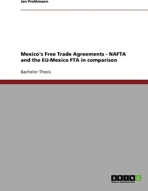 Mexico's Free Trade Agreements - Nafta And The Eu-mexico ...