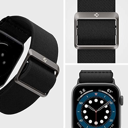 Imagen 3 de 6 de Malla Spigen Litefit Apple Watch 40m 6/se/5/4 38m3/2/1 Negra