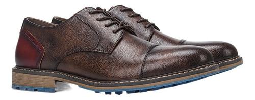 Zapatos Oxford Hombre Clásico Wingtip Con Cordones