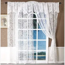 Comprar Wubodti Cortinas De Encaje Blanco Con Cenefas Adjuntas, 2 De