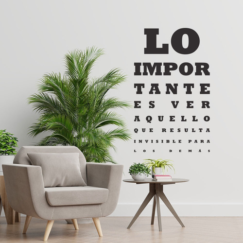 Vinilos Decorativos Frases Inspiradoras Lo Importante Es Ver