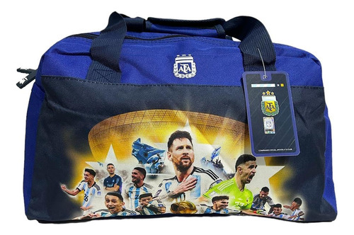 Bolso Argentina Tres Estrellas Campeon Del Mundo