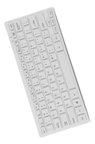Mini Teclado Usb Ultrafino De 78 Teclas Com Fio Para Desktop
