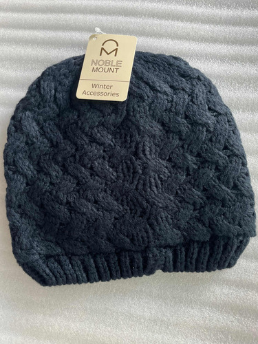 Noble Mount Gorro Invernal Tejido Y Con Forro, Única Talla
