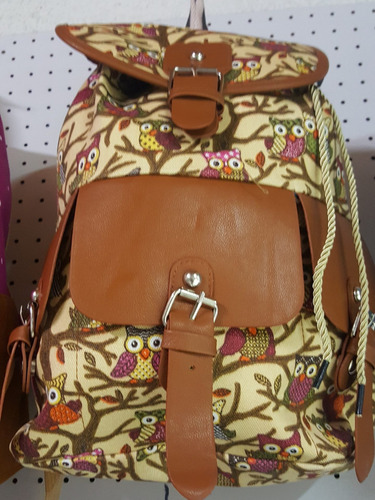 Mochila Urbana Chill Out Buho 30l Mujer Lona