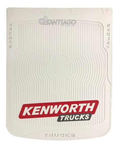 Loderas Blancas Logo Kenworth 24 X 30 Pulgadas (2 Piezas)