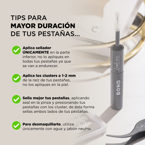 Jglashes Lash Me. Kit De Extensiones De Pestañas En Casa Full