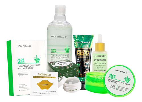 Kit Cuidado Facial Aloe Vera 7 Productos Belleza Rondon