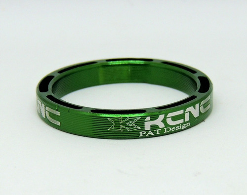 Kcnc, Espaciador De Dirección Modelo  Hollow , 5mm Verde