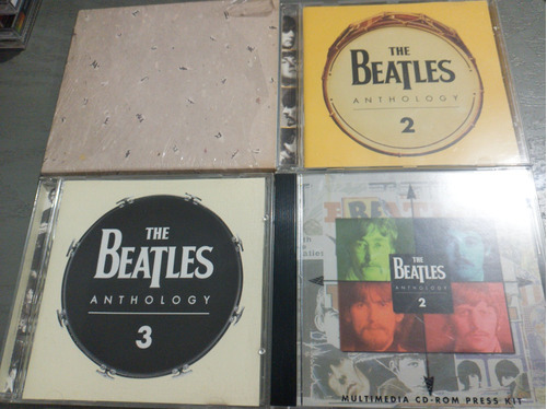 The Beatles Anthology 1, 2, 3 Y Cd Pres Kit (promocionales)