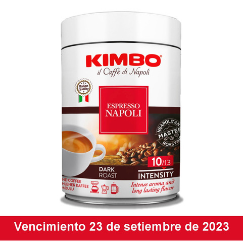 Café Italiano Kimbo Espresso Napoli Molido Lata 250 G