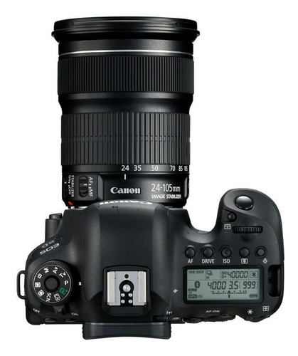 Imagen 4 de 4 de Canon Kit EOS 6D Mark II + lente EF 24-105mm f/3.5-5.6 IS STM DSLR color negro