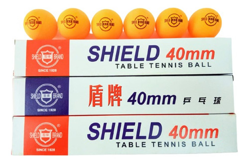 Bolinhas Bolas Dhs Shield Tenis De Mesa Ping Pong 12 Bolas