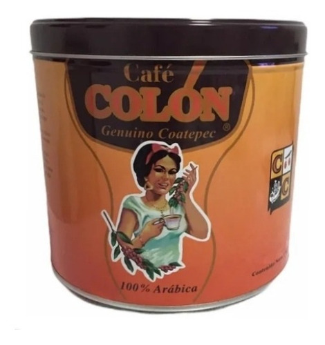Cafe Colon Exportacion Lata De 1kg Olor Y Sabor Exclusivo