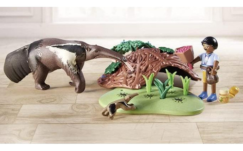 Cuidado Del Oso Hormiguero Playmobil 71012 Con Accesorios