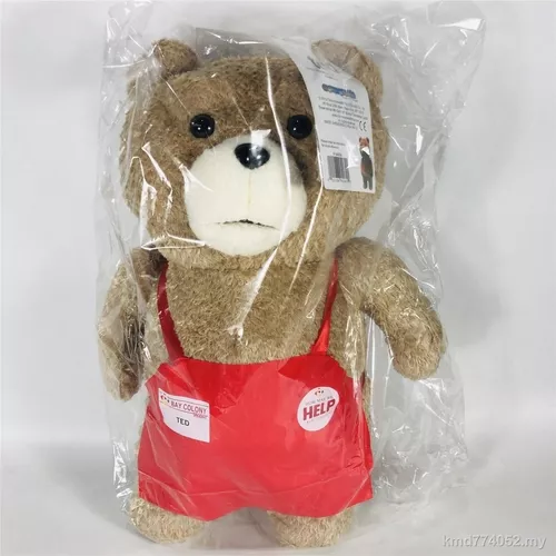 Brinquedo Pelúcia Urso Ted com Roupa Branca: Filme Ted 2 Teddy