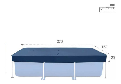 Cubierta Estructural Rectangular Para Piscina De 2.6m