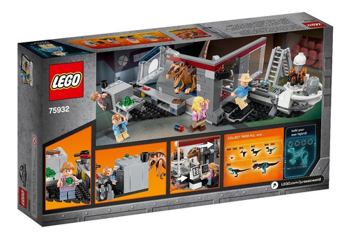 Lego Jurassic World Jurassic Park Velociraptor Chase 75932