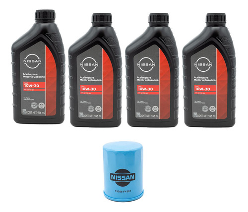 Kit De Aceite Motor-gasolina 10w-30 Nissan