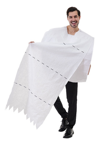 Giant Adult Toilet Paper Roll Costume Hilari Costume 1