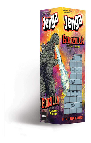 Coleccionable Jenga Game Usaopoly Godzilla Extreme Edition