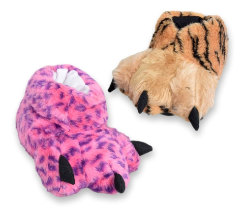 Pantufla Peluche Garra Niños Y Adultos Espumon Original