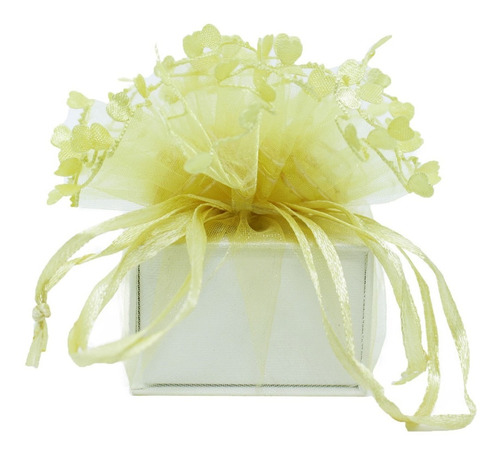 Imagem 2 de 4 de 50 Saquinhos De Organza Para Bijuterias Jóias E Aromatizador