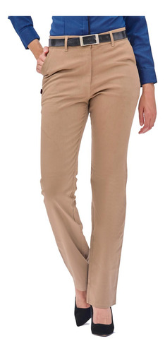 Pantalón Casual De Gabardina Boston Mujer