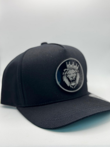 Gorra Rey Leon Placa Black Negro Unitalla Lisa