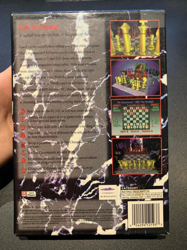 The Chessmaster 3-d Sony Playstation Ps1 Long Box (Usado)
