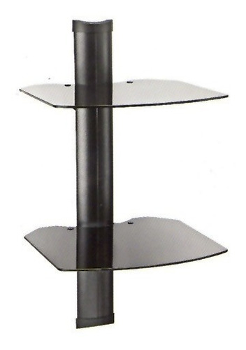 Imagen 1 de 3 de Repisa Doble Vidrio Templado Tv Decodificador Dvd Pickens