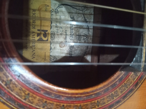 Imagen 8 de 8 de Guitarra Clasica Fernández Hermanos Año 1978 Ricordi
