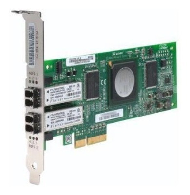 Placa Rede Dupla Qlogic Qle2462 4gbps Pci-e Fibra