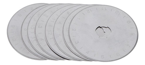 10 X Cuchillas Circulares Para Cortadora Rotativa / Alta