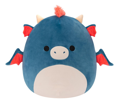 Squishmallows Dragon Azul Carin Original De 14 Pulgadas Con